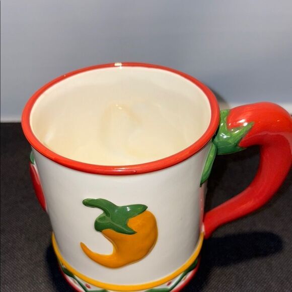 Vibrant Chili Pepper Mug - Red, Green, and Yellow - Picture 2 of 6